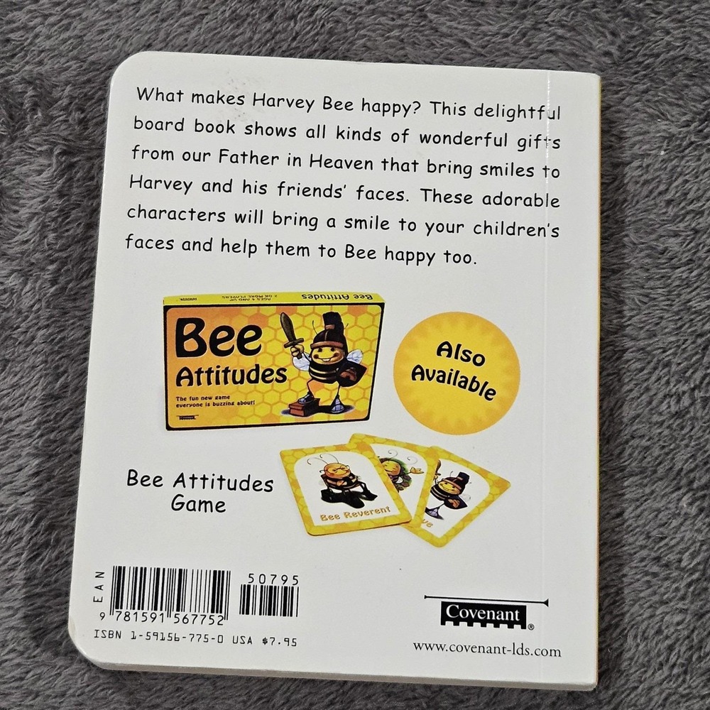 Harvey Happy Bee (Bee Attitude Board Books) Rocky Davies - Picture 2 of 5